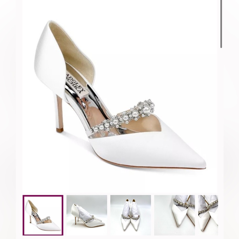 Badgley Mischka embellished heels. Size 9